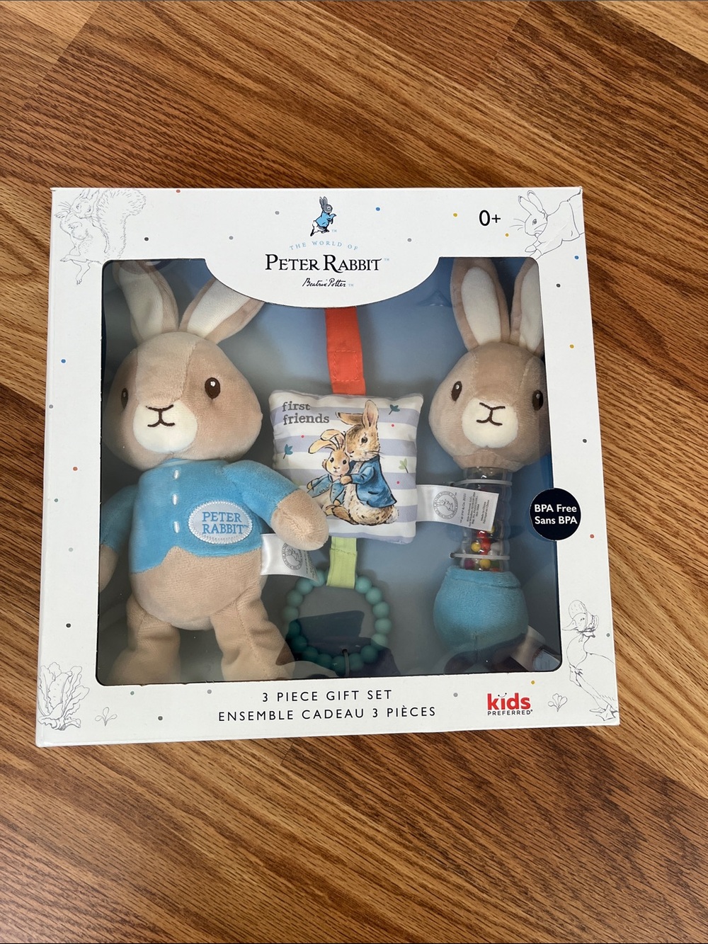 The World of Peter Rabbit 3-Piece Baby Gift Set - Blue